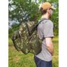 MOCHILA PESCADOR 40L COMPACTA VERDE CAMUFLADA CAMPING VIAGEM - 1