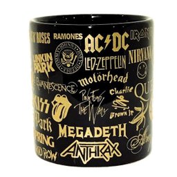 Caneca de Cerâmica 300 Ml Banda De Rock in Roll - 4