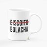 Caneca Biscoito Ou Bolacha 325 Ml Interior E Alça Branca - 2