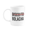 Caneca Biscoito Ou Bolacha 325 Ml Interior E Alça Branca - 1