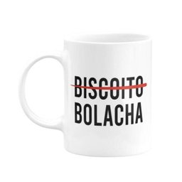 Caneca Biscoito Ou Bolacha 325 Ml Interior E Alça Branca - 1 Caneca Biscoito Ou Bolacha 325 Ml Interior E Alça Branca - 1
