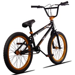 Bicicleta Aro 20" Pro-X BMX - Freelight - Preto e Dourado - 1 Bicicleta Aro 20" Pro-X BMX - Freelight - Preto e Dourado - 1