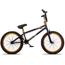 Bicicleta Aro 20" Pro-X BMX - Freelight - Preto e Dourado - 2 Bicicleta Aro 20" Pro-X BMX - Freelight - Preto e Dourado - 2