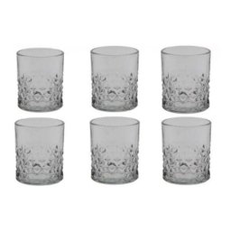 Jogo 6 Copos De Vidro Transparente 300Ml - 1