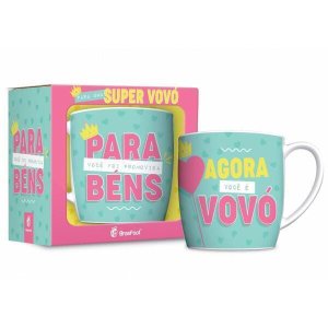 Caneca Porcelana Urban 360Ml Na Caixa - Promovida A Vovó