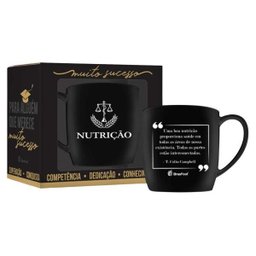 Caneca Porcelana Na Caixa - Curso Nutrição Nutricionista - 1