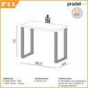 Ver imagem 5 de Kit Mesa Escritório + Estante Nicho Industrial 100% Mdf