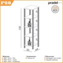 Ver imagem 4 de Kit Mesa Escritório + Estante Nicho Industrial 100% Mdf