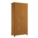 Ver imagem 2 de Quarto de Bebê Completo com Guarda-Roupa, Berço, Mesa de Cabeceira e Cômoda Hugs Móveis