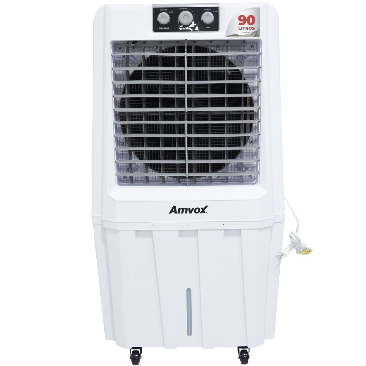Climatizador Ar 90l Frio Industrial Portátil Evaporativo Umidificador Branco Amvox Acl 9022 (220v) - 3