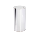 Ver imagem 2 de Lixeira em Aço Inox 100l Basculante Redonda 40x80