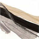 Ver imagem 1 de Arte Abstrata em Tons Sépia, Preto e Cinza Impressão Fine Art em Papel Algodão 30x30 Cm sem Moldura