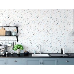 Papel de Parede Adesivo Terrazzo Granilite Sala Quarto 12m - 3
