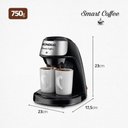 Ver imagem 5 de Cafeteira Elétrica Mondial Smart Coffe Preto/inox 500w 220v - C-42-2x-bi