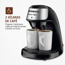 Ver imagem 2 de Cafeteira Elétrica Mondial Smart Coffe Preto/inox 500w 220v - C-42-2x-bi