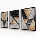 Ver imagem 2 de Kit Quadros Trio Triangle Forms