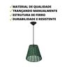 Luminária de Teto Corda Nautica Verde Área Gourmet - 2