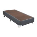 Ver imagem 1 de Cama Box Base Solteiro Universal Suede Gray (96x203x20) - Ortobom