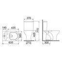 Ver imagem 4 de Vaso Sanitário com Caixa Acoplada e Acessórios Loren Luna Lorenzetti Branco