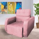Ver imagem 3 de Poltrona Retratil e Reclinavel Safira Rosa
