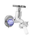 Ver imagem 4 de Torneira para Jardim Tanque Alavanca Metal Cromada 1130 C22 Cor:prateado