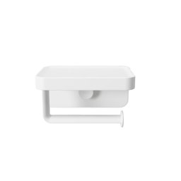 FLEX - PORTA PAPEL HIGIÊNICO COM SUPORTE/PRATELEIRA (COM VENTOSA) - 6