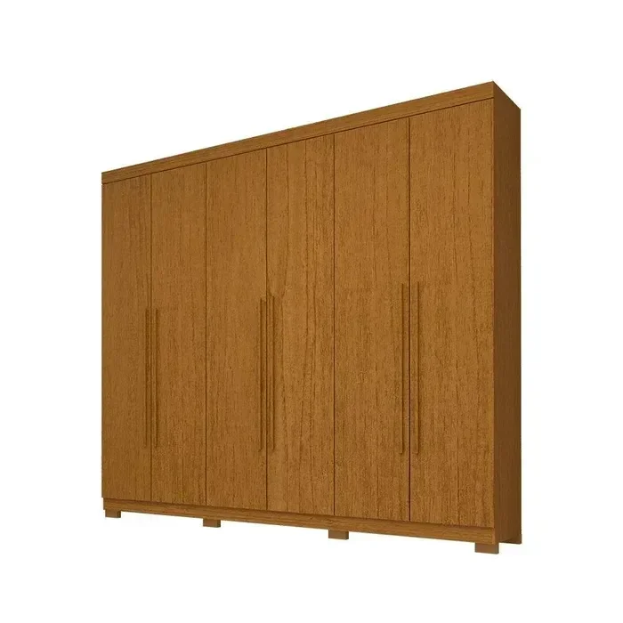 Guarda Roupa Acp Casal Núbia 06 Portas 100% Mdf - Cinamomo
