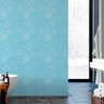 Papel de Parede Adesivo Floral Mandala Azul Quarto Sala 12m - 2