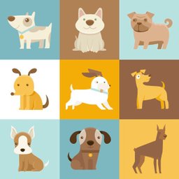 Papel Parede Adesivo Desenho Cachorro Animal Pet Sala 5m - 1