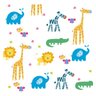 Papel de Parede Adesivo Animais Safari Quarto Infantil 5m - 4
