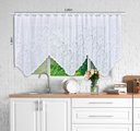 Ver imagem 3 de Cortina Bando Renda Cascata Cozinha Tulipa Branca 2,65x1,00