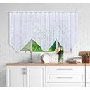 Ver imagem 4 de Cortina Bando Renda Cascata Cozinha Tulipa Branca 2,65x1,00
