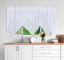 Ver imagem 5 de Cortina Bando Renda Cascata Cozinha Tulipa Branca 2,65x1,00