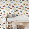 Papel de Parede Adesivo Carrinhos Quarto Infantil Beep 10m - 2