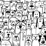 Papel de Parede Adesivo Dog Cachorro Pet Shop Lavável 12m - 1