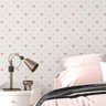 Papel de Parede Adesivo Coração Clássico Nude Quarto 12m - 3