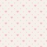 Papel de Parede Adesivo Coração Clássico Nude Quarto 5m - 1