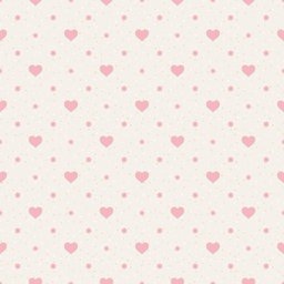 Papel de Parede Adesivo Coração Clássico Nude Quarto 3m - 1