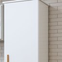 Ver imagem 3 de Armário Multiuso Jasmim 1 Porta - Kaiki Móveis Branco