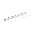 Ver imagem 1 de Kit - Régua para Gondola 91cm + 6 Ganchos Simples - Sa Gondolas