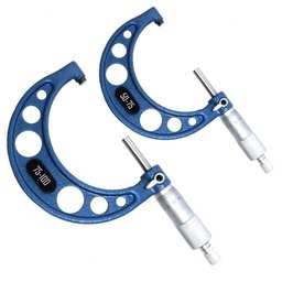 Micrômetro Externo Med. 50,0 Ao 100,0mm - 2 Peças - 1