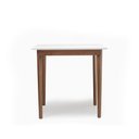 Ver imagem 2 de Mesa de Jantar 4 Lugares Quadrada 90x90 em MDF e Madeira Liz Branca