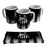 Caneca Santos Peixe Time Futebol Escudo Clube Porcelana - 1