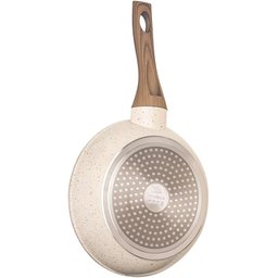 Frigideira de Alumínio Ceramica Antiaderente 20Cm Fundo Triplo Indução Mimo Style Linha Mármol Cook - 6