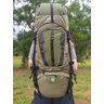MOCHILA CARGUEIRA 70 LITROS IMPERMEÁVEL VIAGEM CAMPING TRILHA PESCA - Verde - 2