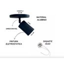 Ver imagem 2 de Luminaria Spot com Canopla de Aluminio Direcionavel Gu10