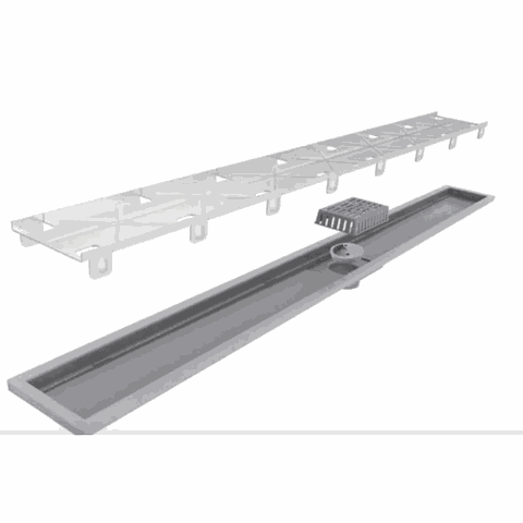 Ralo Linear Elleve Vertex Tampa Oculta 16 X 16 X 22 Cm - Ralo Linear