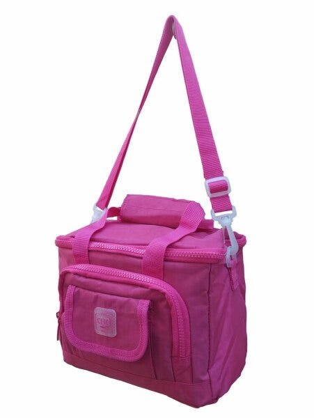 BOLSA TÉRMICA 6L NEON MARMITA CERVEJA PRAIA FITNESS VIAGENS: Rosa - 3