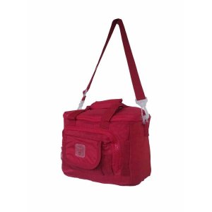 BOLSA TÉRMICA 6L NEON MARMITA CERVEJA PRAIA FITNESS VIAGENS:Vermelho