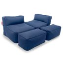 Ver imagem 7 de Kit Duplo Puff Brisa com Apoio Conforto Áreas Externas Good Pufes Poltrona Enchimento Perolas Eps